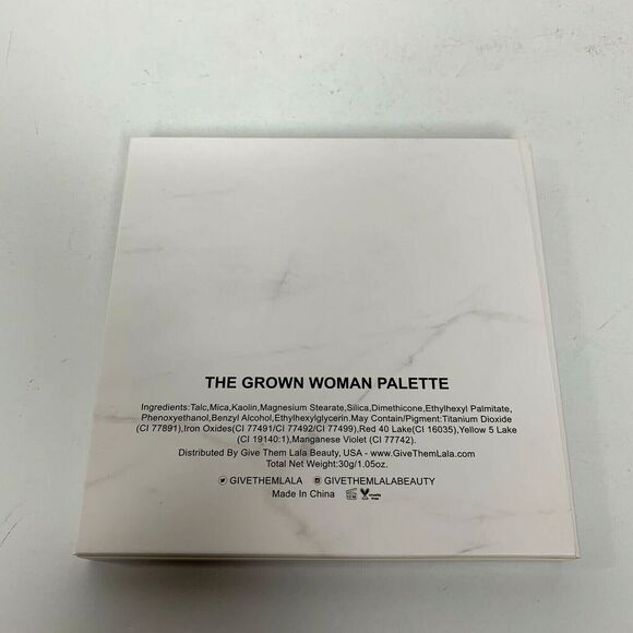 GIVE THEM LALA BEAUTY Eyeshadows The Grown Woman Palette High Pigment Blendable - Picture 5 of 9